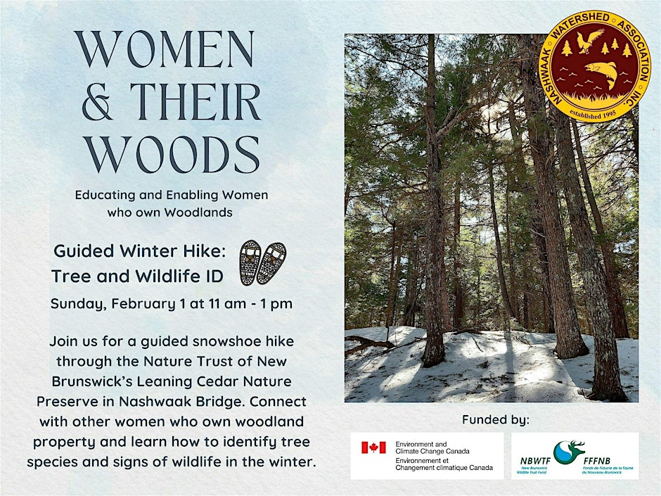 Women &amp; their Woods Guided Winter Hike: Tree and Wildlife ID